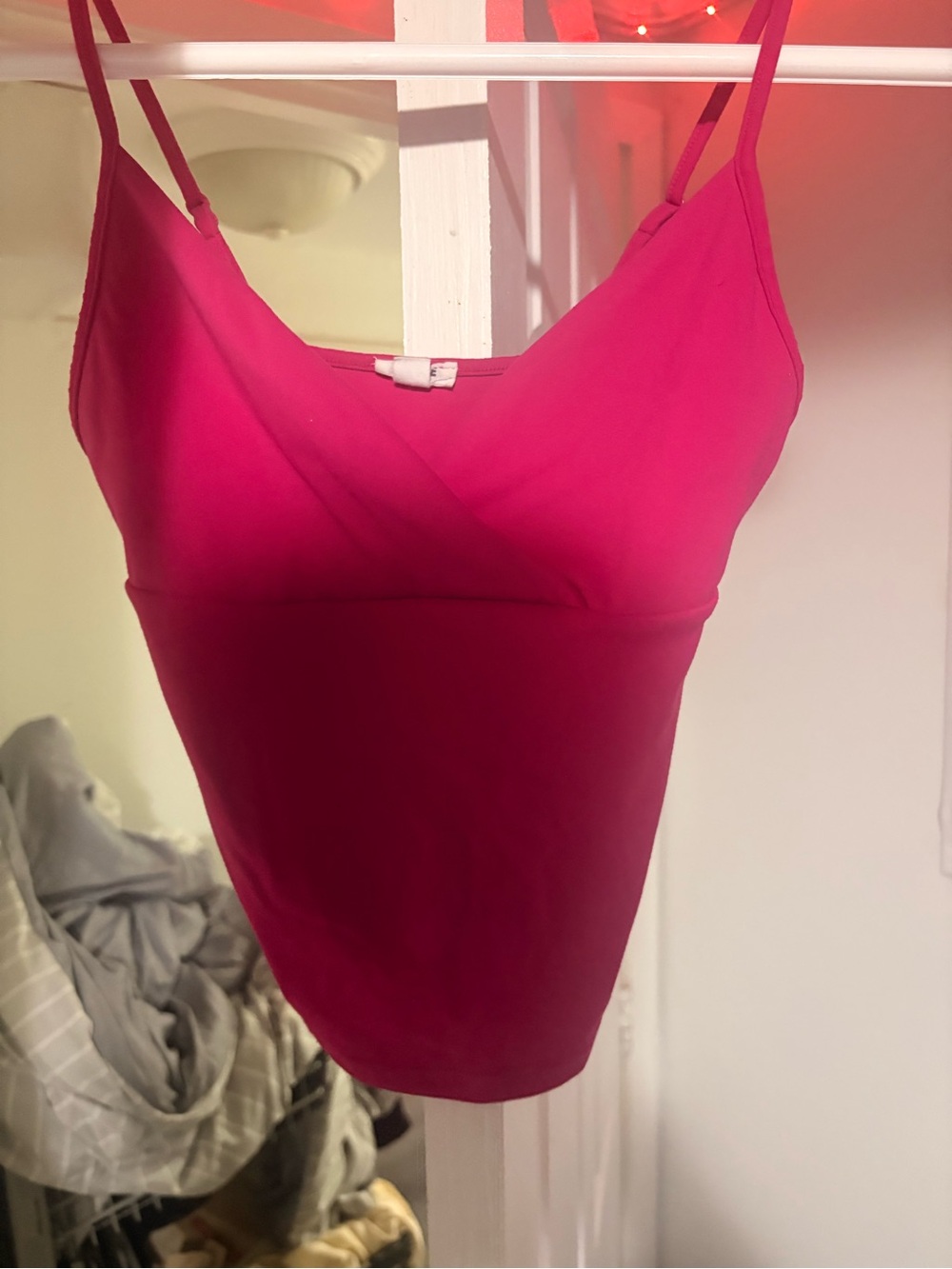 Garage Fuchsia Spaghetti Strap Cami